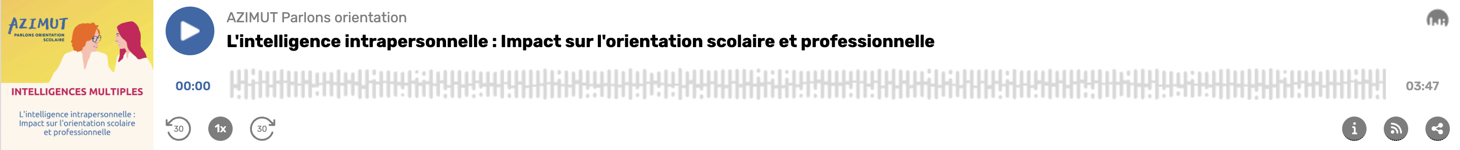version audio intelligence intrapersonnelle